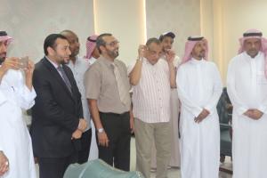 Dean of Jamoum University College Honors Affiliates of Chemistry Department